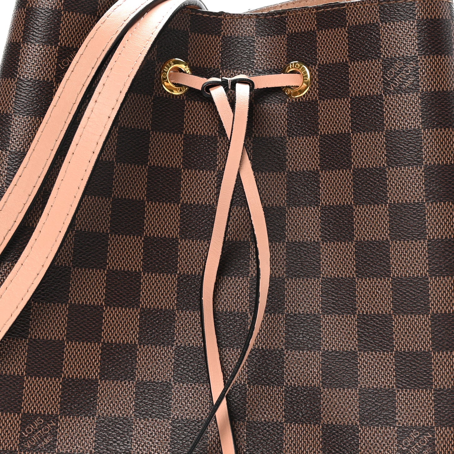 Damier Ebene Neonoe MM Venus Pink