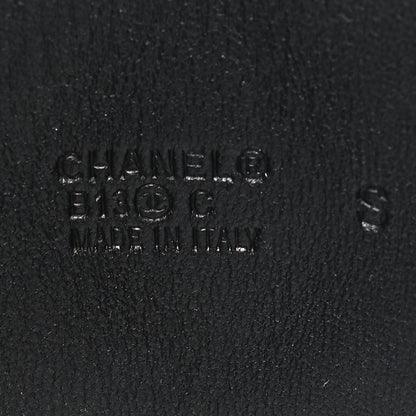 Chanel Lambskin Quilted CC Turnlock Cuff Bracelet S Black 4 of 5