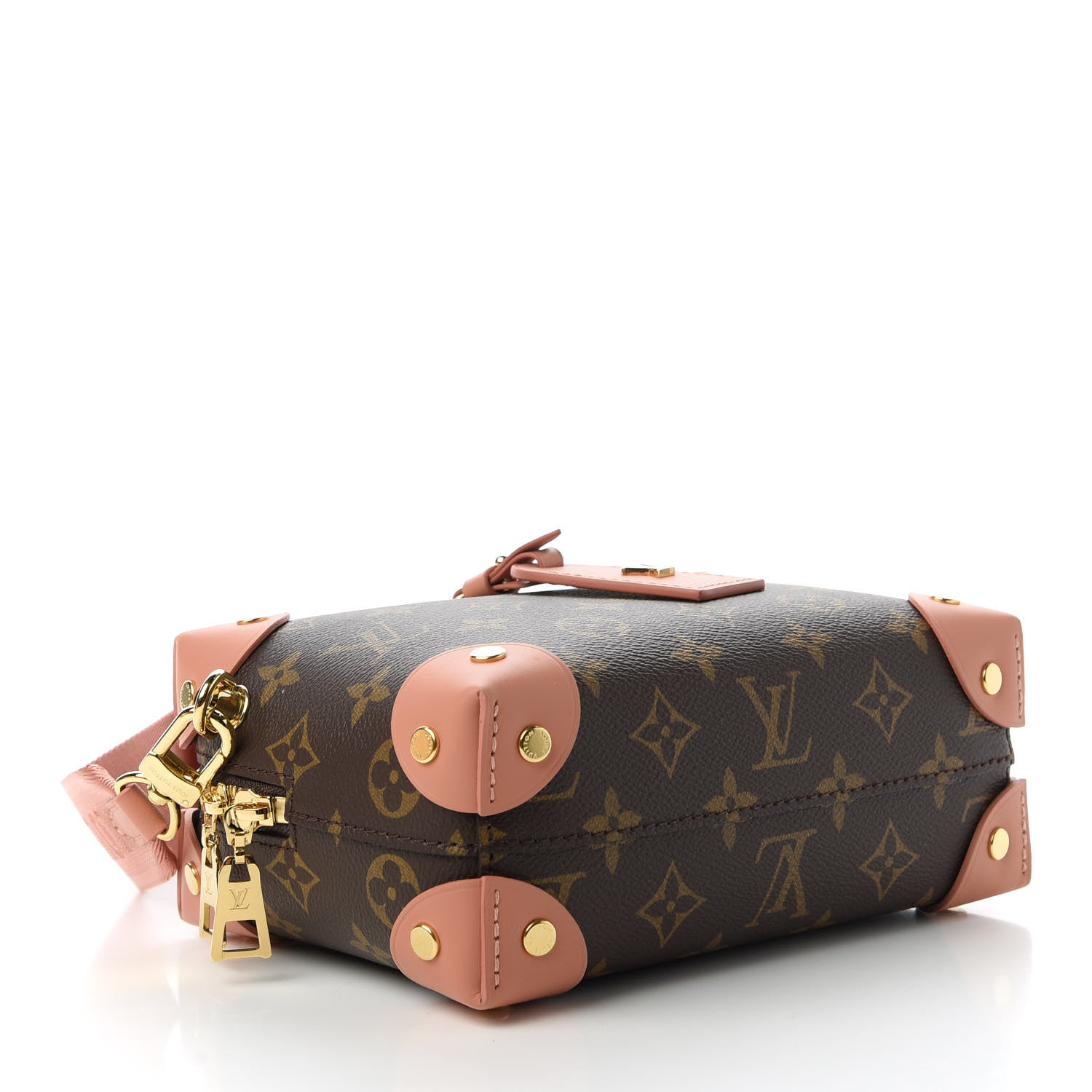 Louis Vuitton Monogram Petite Malle Souple Peach 4 of 11