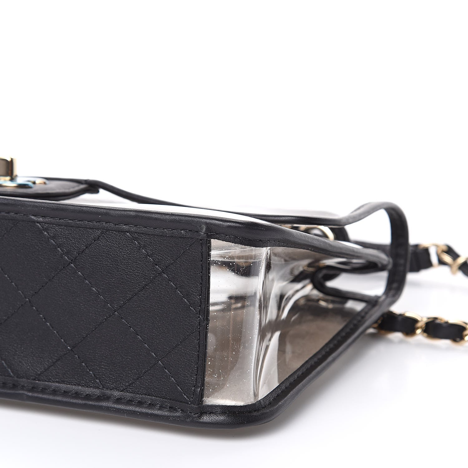 Chanel Lambskin PVC Medium Coco Sand Flap Black 10 of 10