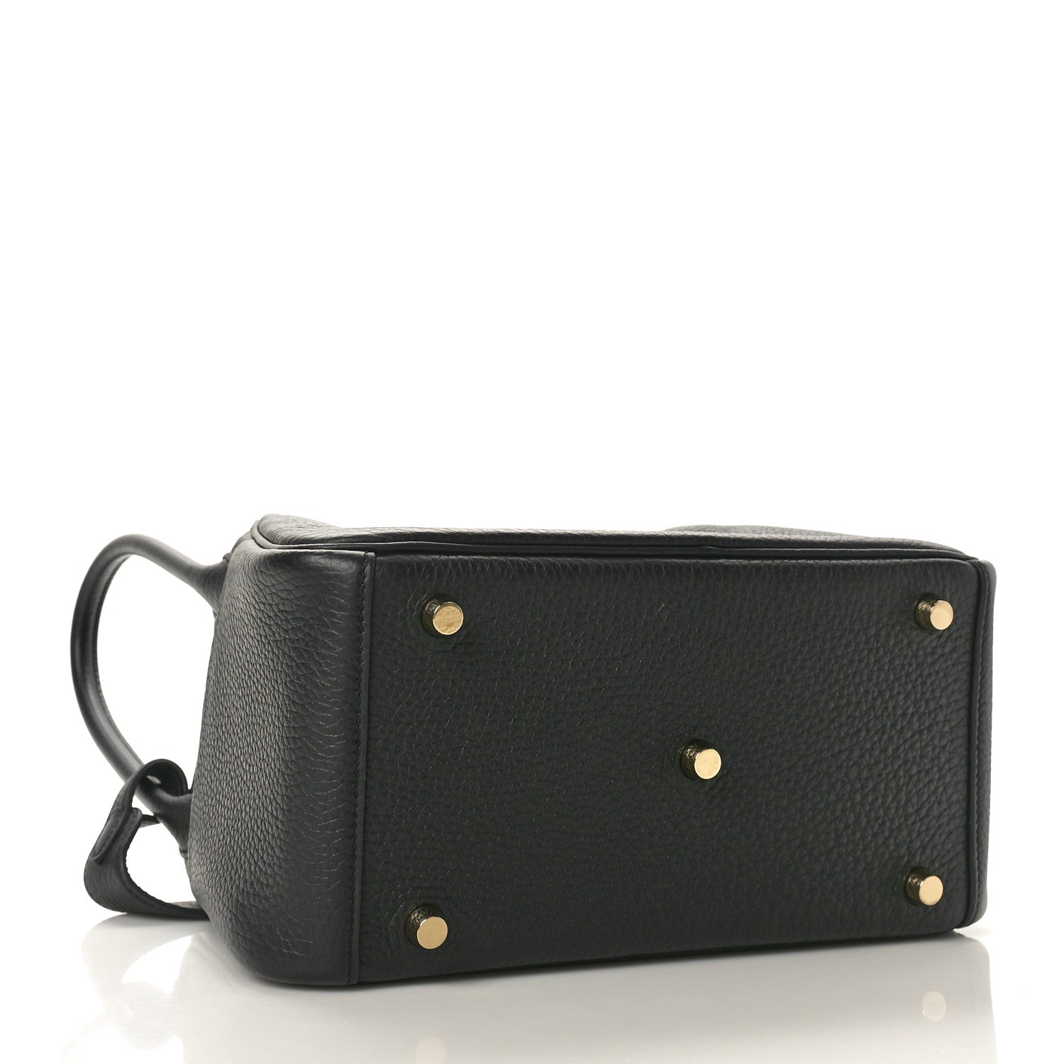 Hermes Taurillon Clemence Lindy 26 Black 4 of 12