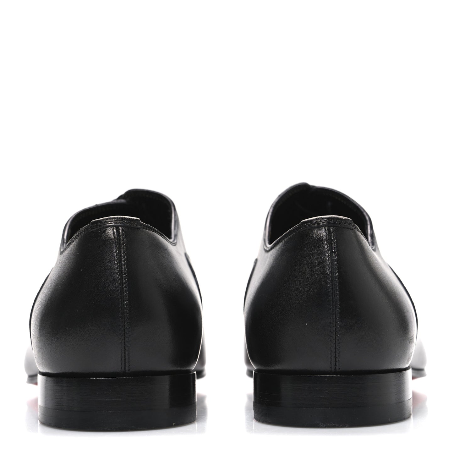 Calfskin Mens Greggo Flat Oxfords 41 Black