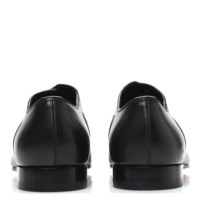 Christian Louboutin Calfskin Mens Greggo Flat Oxfords 41 Black 6 of 9