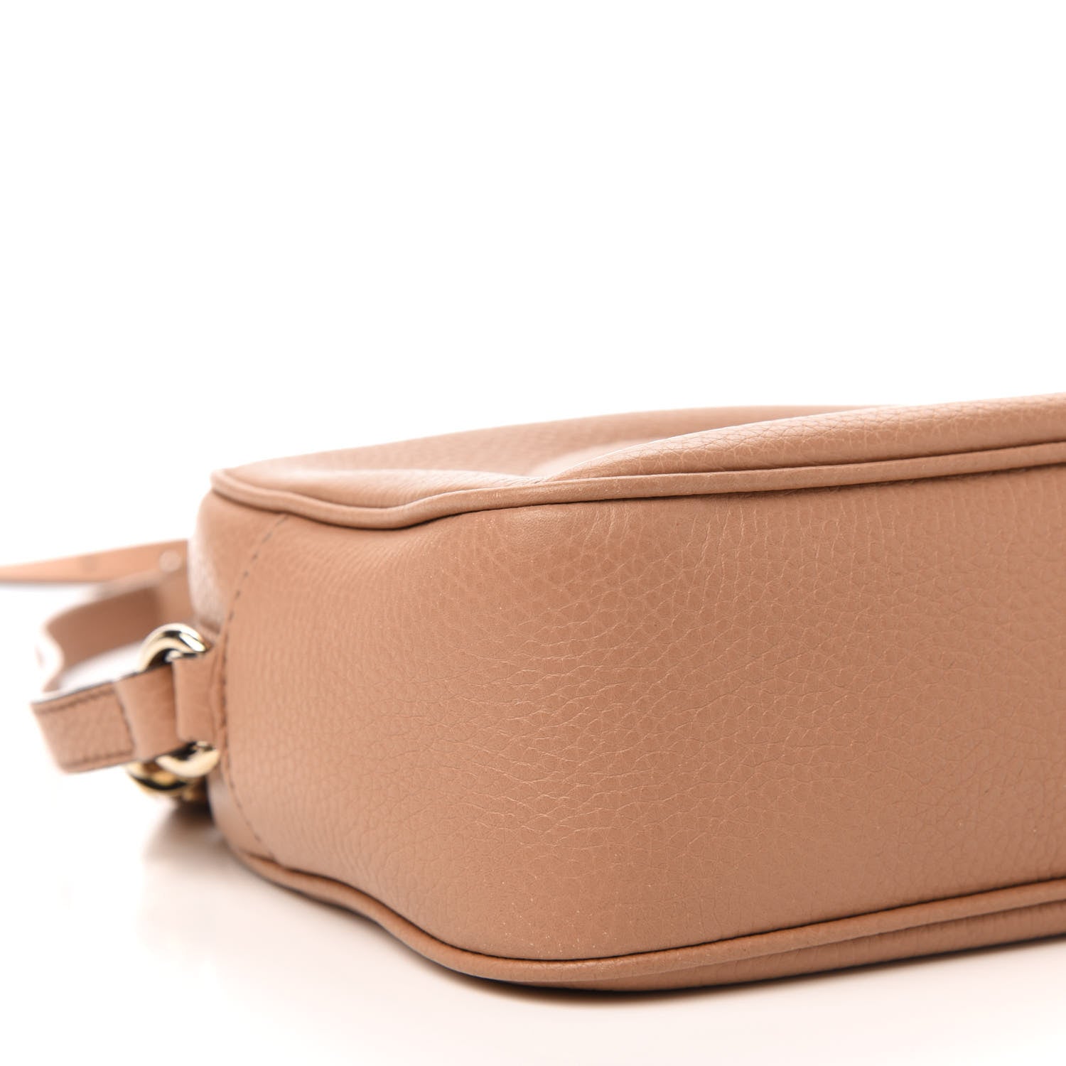 Gucci Pebbled Calfskin Small Soho Disco Bag Camelia 9 of 12