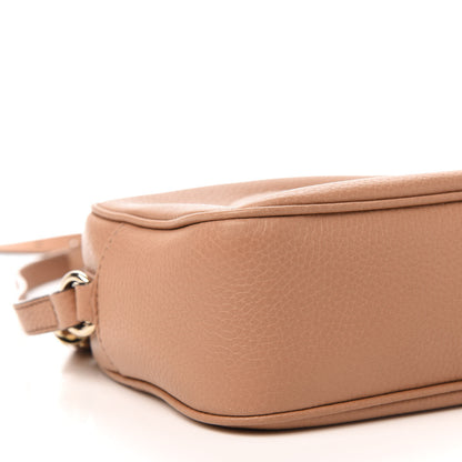 Gucci Pebbled Calfskin Small Soho Disco Bag Camelia 9 of 12