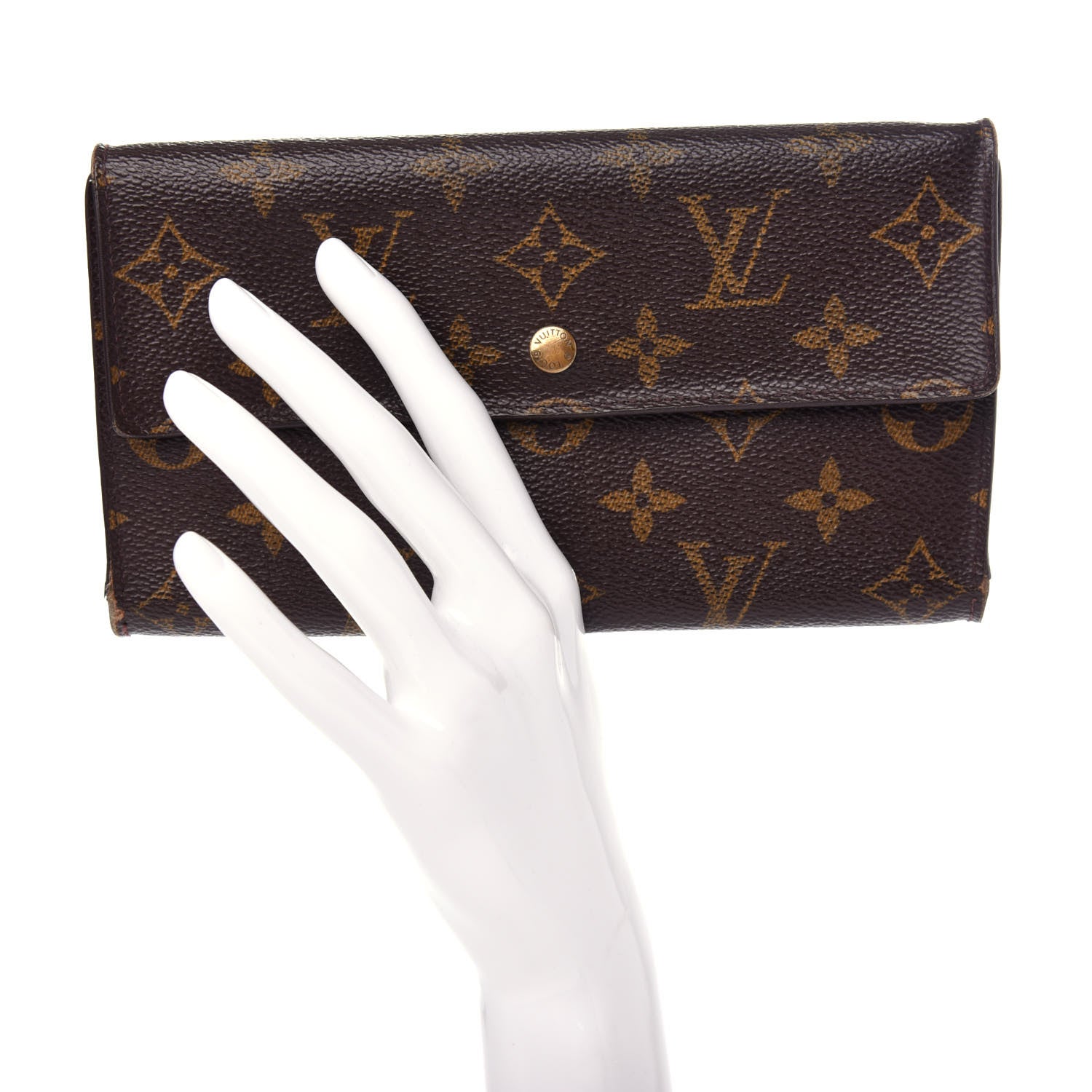 Louis Vuitton Monogram Porte Tresor International Wallet 2 of 7