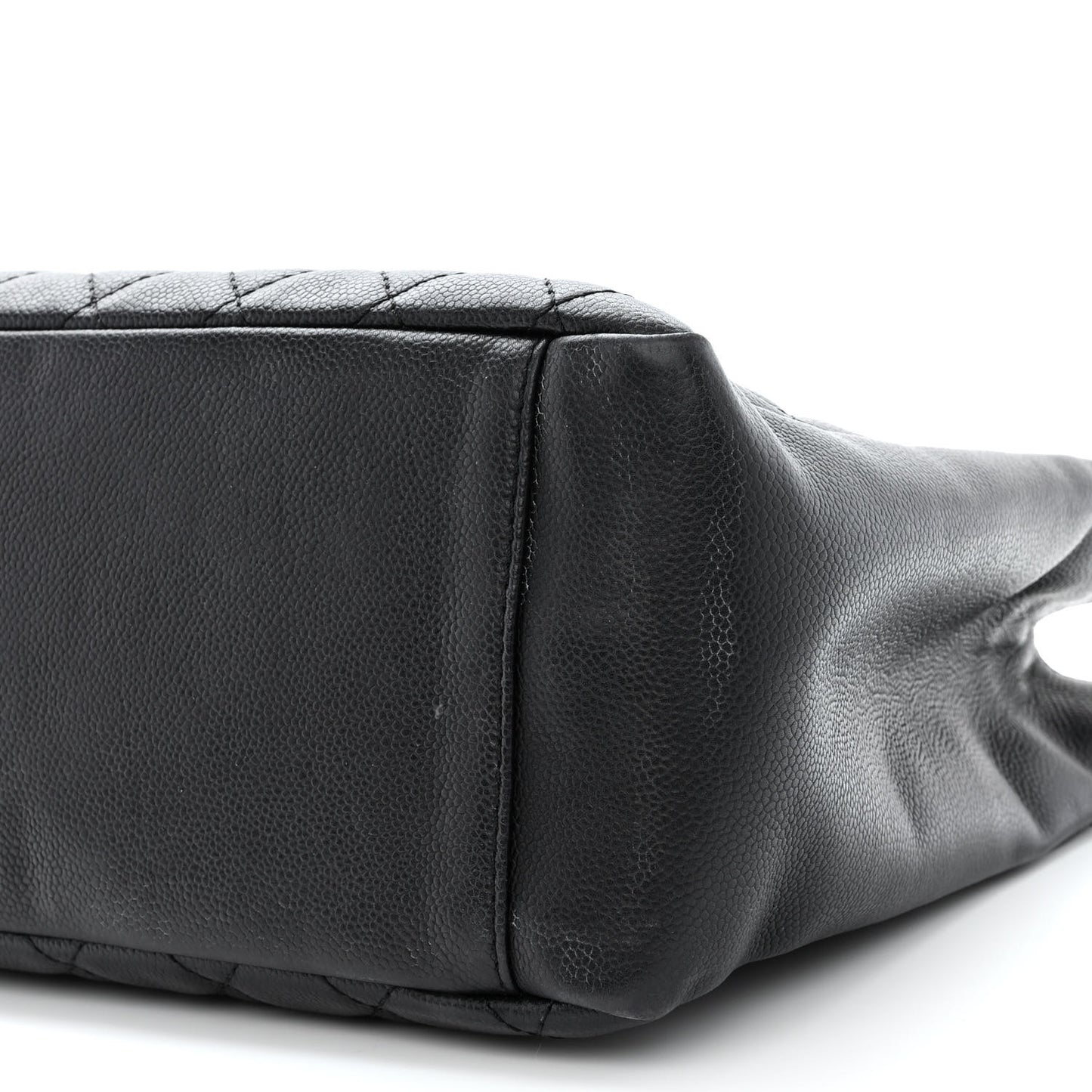 Caviar Quilted Grand Shopping Tote GST Black