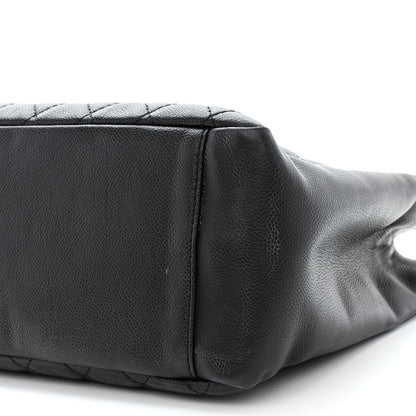 Chanel Caviar Quilted Grand Shopping Tote GST Black 10 of 12