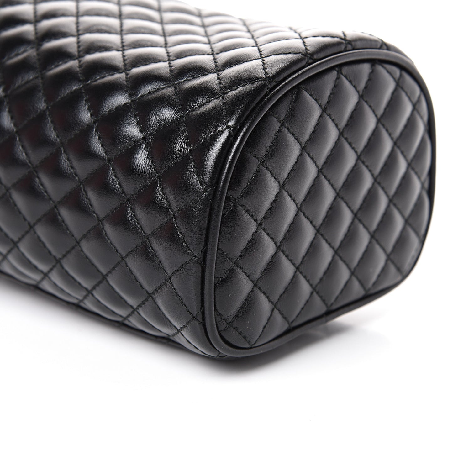 Calfskin Trapuntata Zumi Belt Bag Black