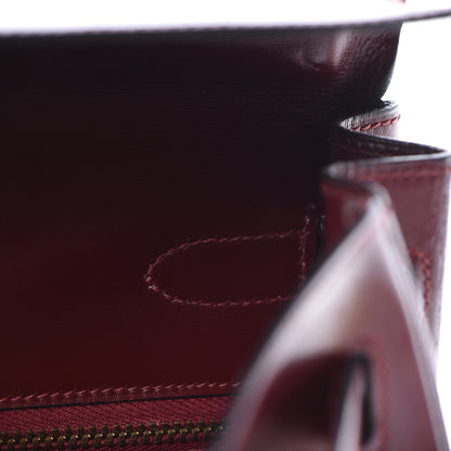 Hermes Box Kelly Retourne 32 Rouge H 11 of 38