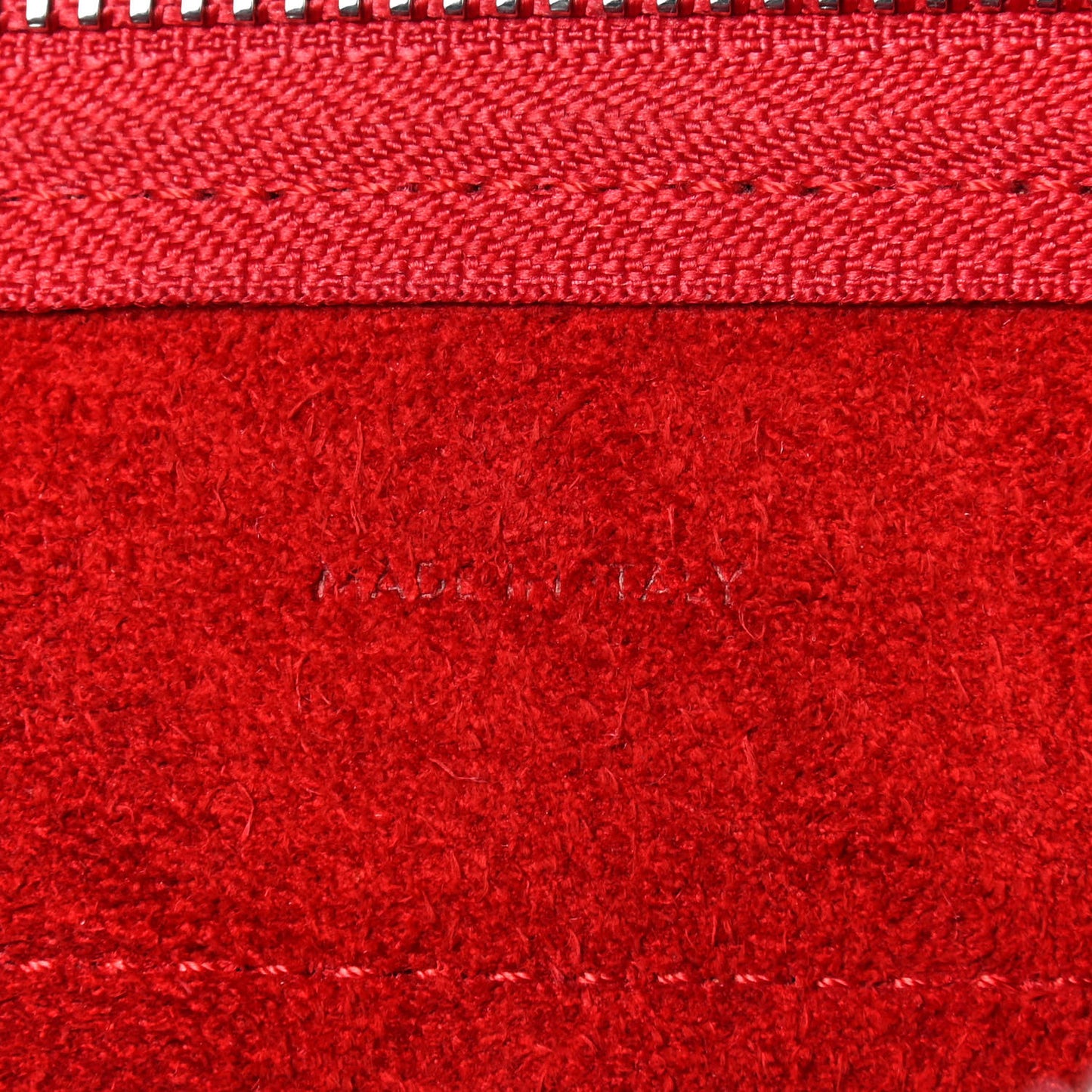 Grained Calfskin Nano Belt Bag Coquelicot