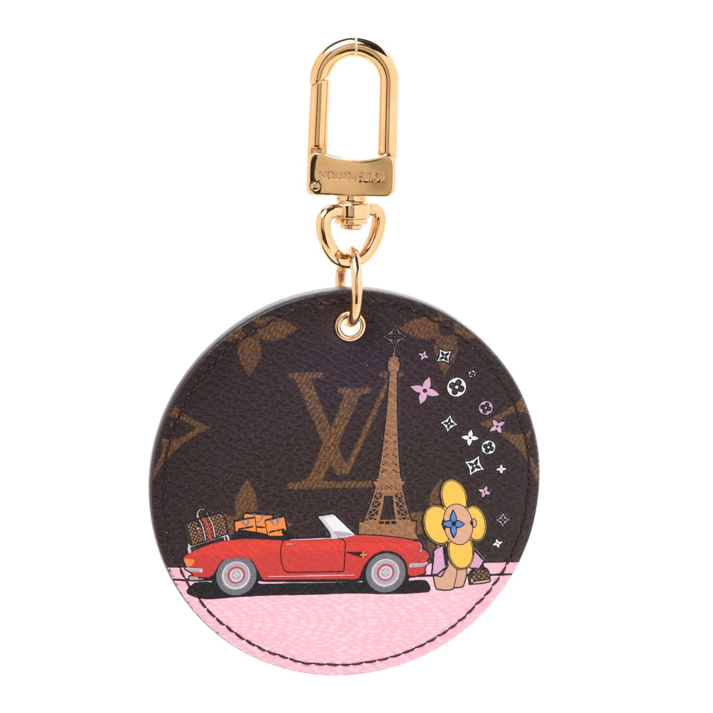 Monogram 2019 Christmas Animation Paris Bag Charm Key Ring