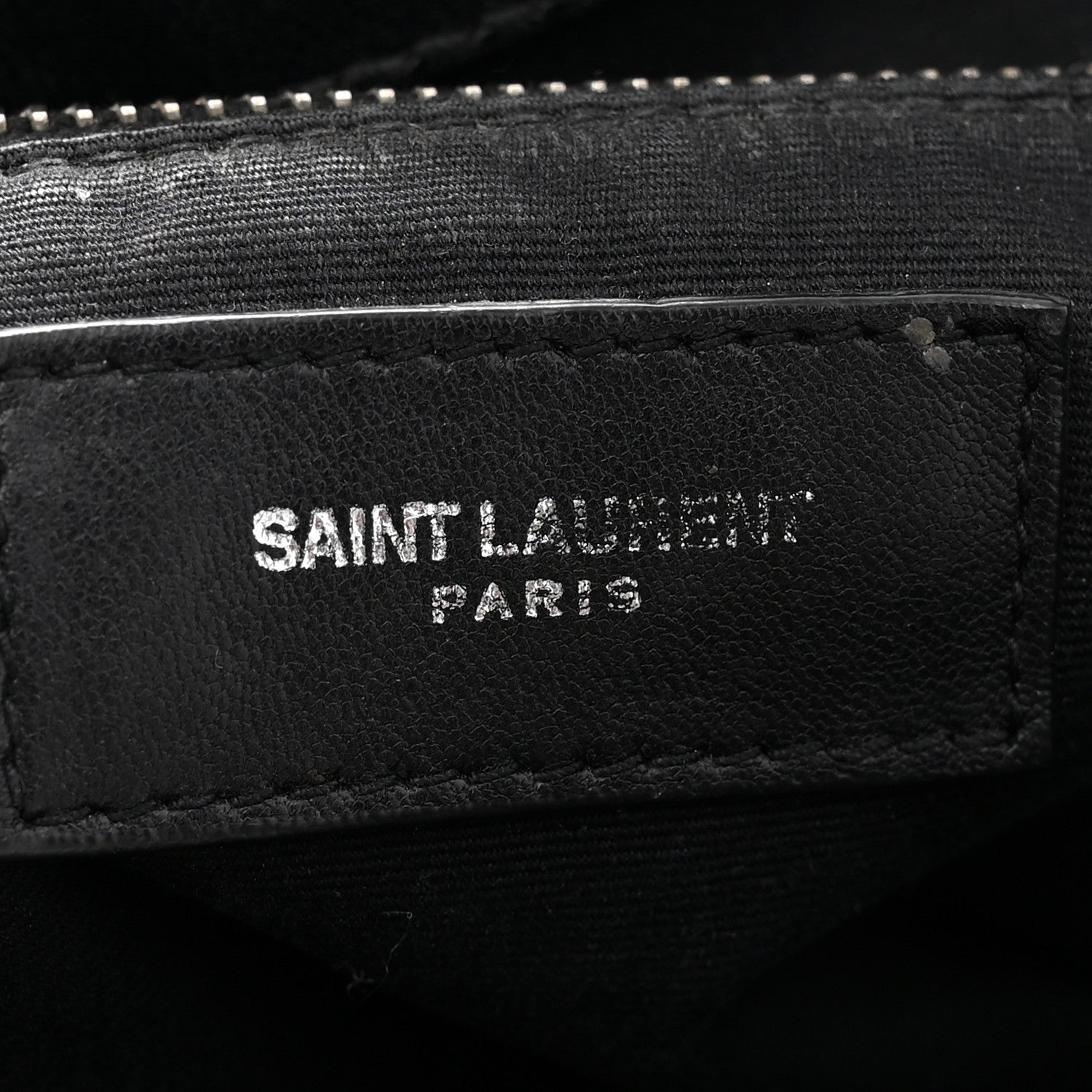 Saint Laurent Calfskin Y Quilted Monogram Small Loulou Backpack Black 6 of 12