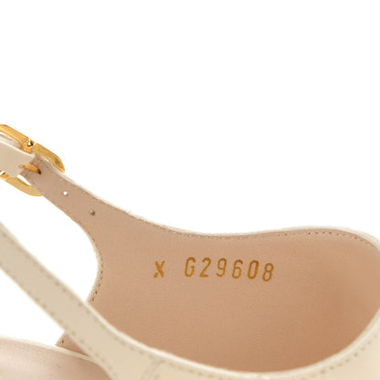 Chanel Lambskin Quilted Wooden Sandals 38 Beige Pink 5 of 9