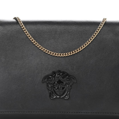 Versace Vitello Palazzo Medusa Evening Clutch Bag Black 7 of 9