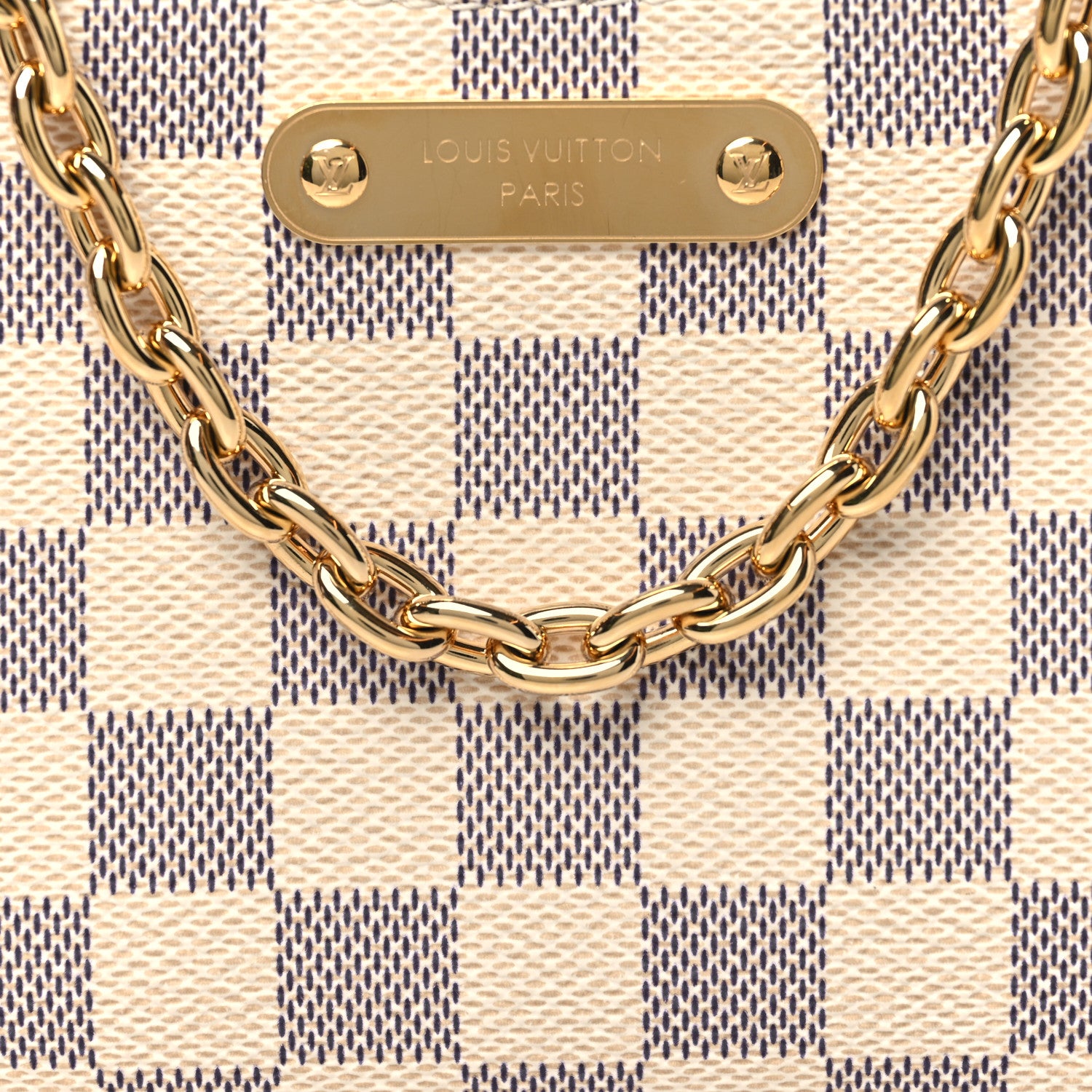 Louis Vuitton Damier Azur Liv Pochette 8 of 10
