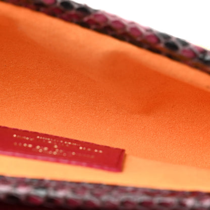 Louis Vuitton Monogram Sequins Savage Cub Clutch Rose 5 of 13