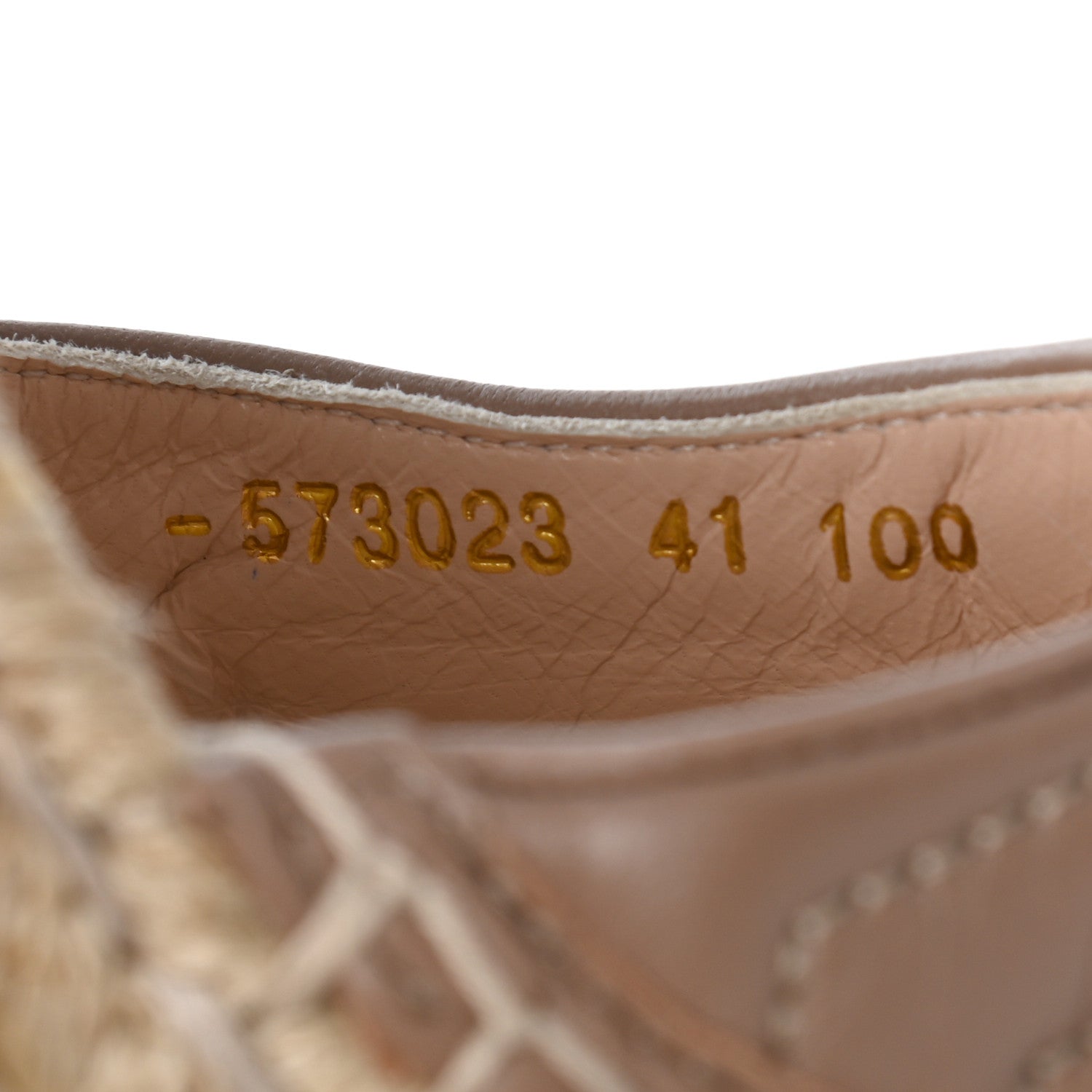 Gucci Nappa Matelasse GG Marmont Ankle Wrap Platform 35/120mm Espadrille Wedges 41 Porcelain Rose 7 of 9