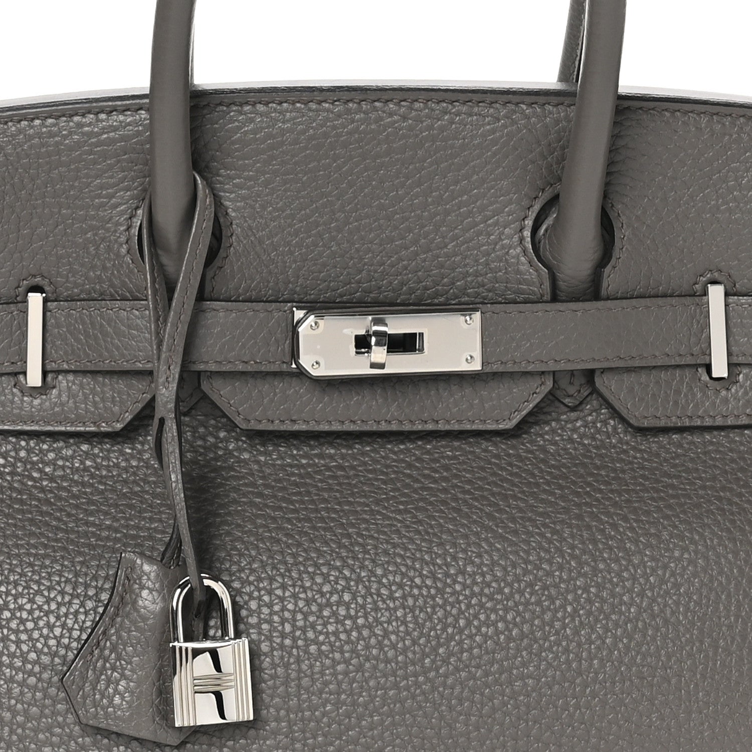 Hermes Togo BIRKIN 30 Etain 8 of 10