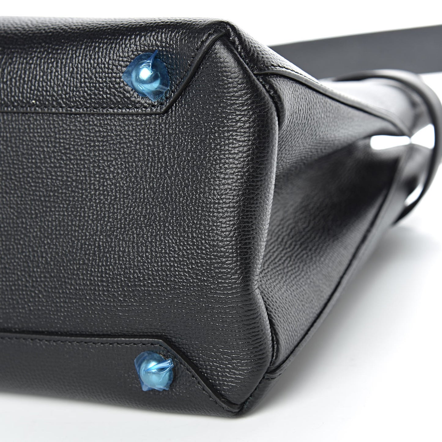 Derby Calfskin House Check Medium Banner Tote Black