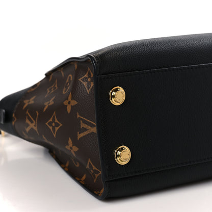 Louis Vuitton Calfskin Monogram On My Side PM Black 7 of 8