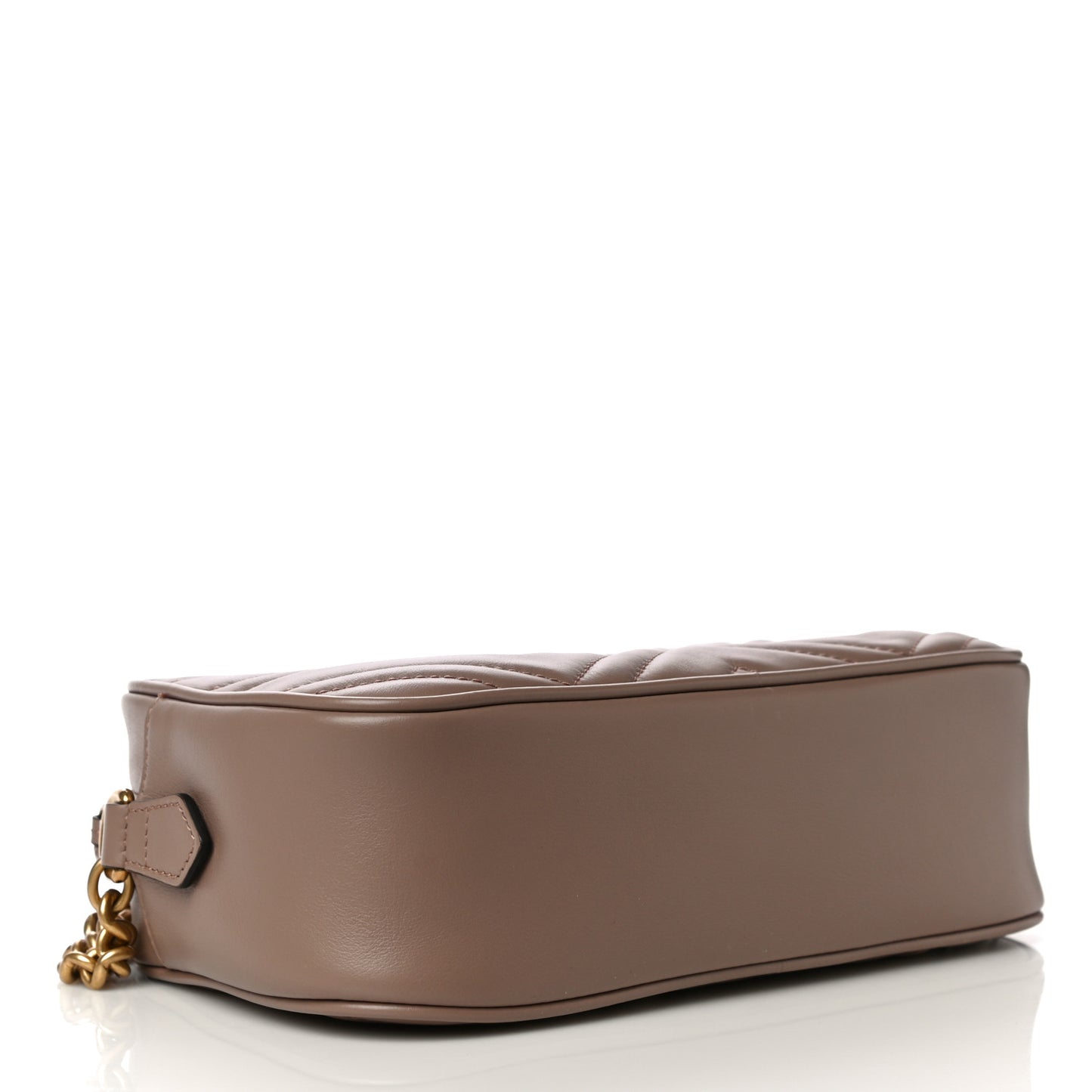 Calfskin Matelasse Small GG Marmont Chain Shoulder Bag Porcelain Rose