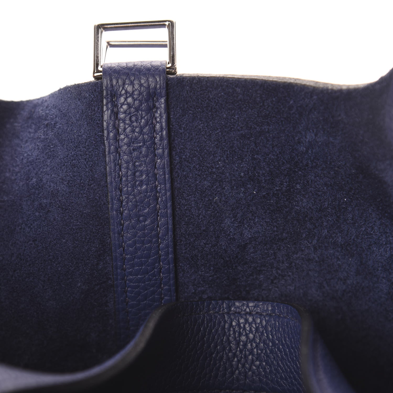 Hermes Taurillon Maurice Picotin Lock 18 PM Bleu Saphir 8 of 9