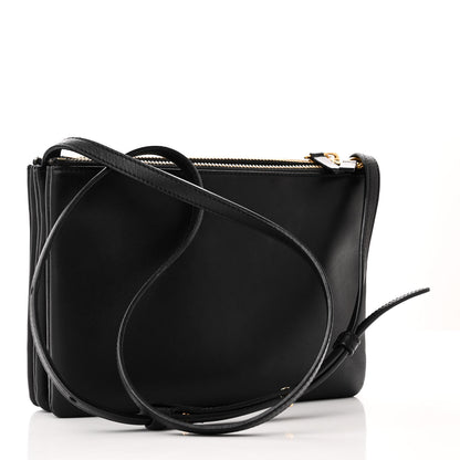 Celine Lambskin Small Trio Crossbody Bag Black 2 of 11