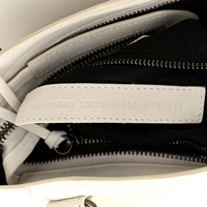 Balenciaga Agneau Classic Hardware Mini City White 8 of 11