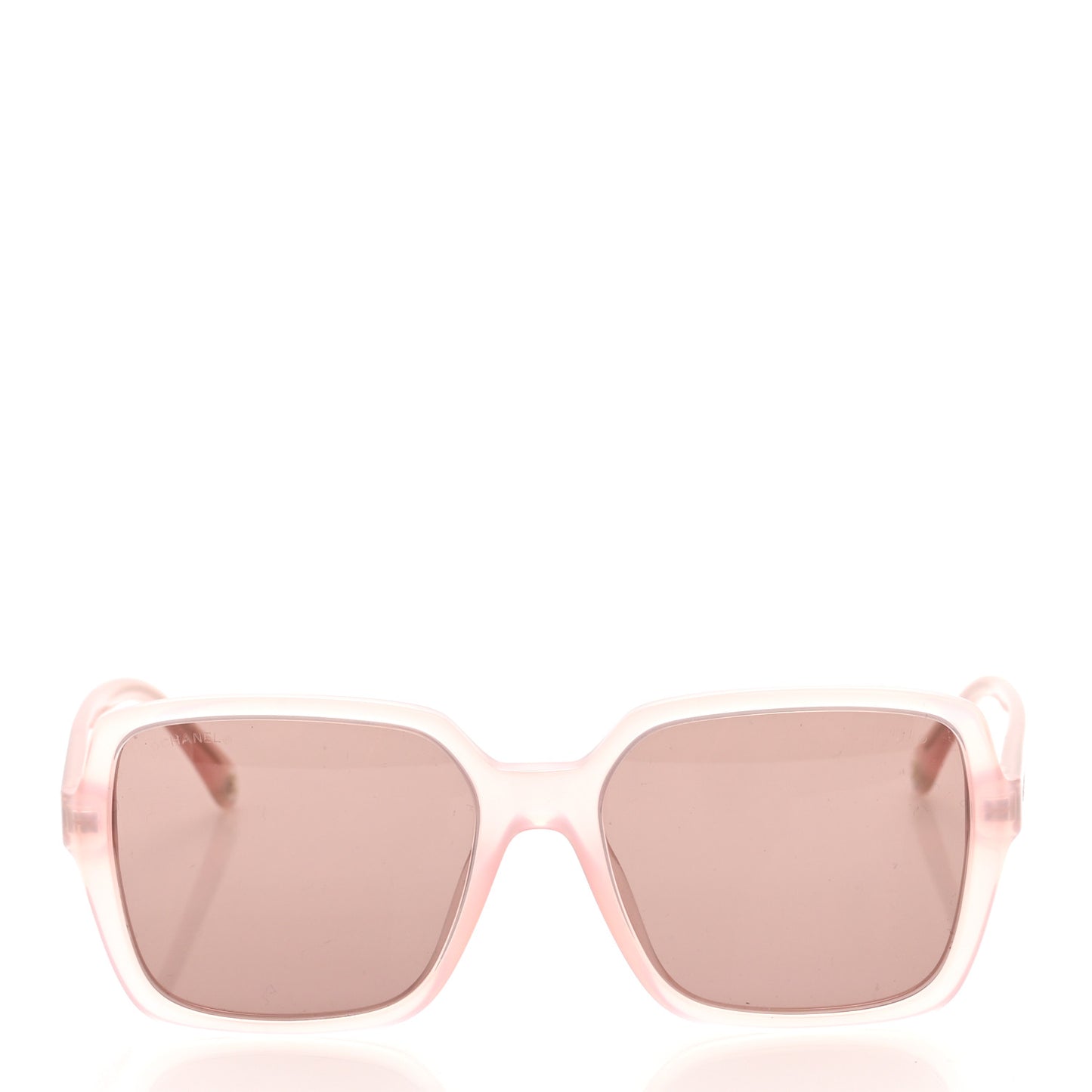 Acetate Square Sunglasses 5505 Light Pink