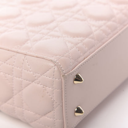 Christian Dior Lambskin Cannage Small Lucky Badges My Lady Dior Pink 14 of 19