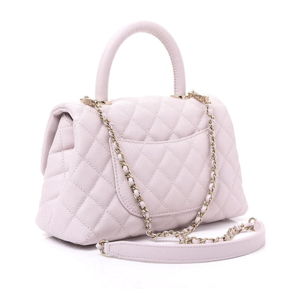 Chanel Caviar Quilted Mini Coco Handle Flap Lilas Lilac 2 of 10