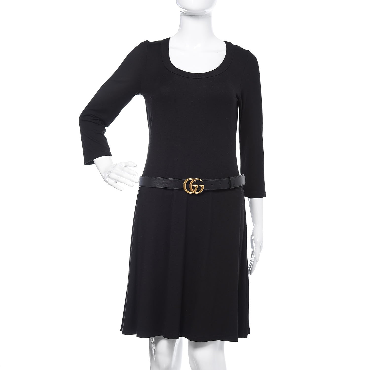 Gucci Calfskin Double G 30mm Belt 90 36 Black 2 of 7