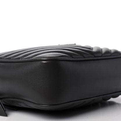 Saint Laurent Calfskin Matelasse Monogram Lou Camera Bag Black 4 of 9