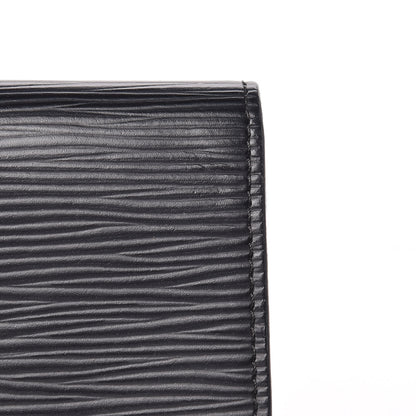 Louis Vuitton Epi Louise Wallet Black 9 of 9
