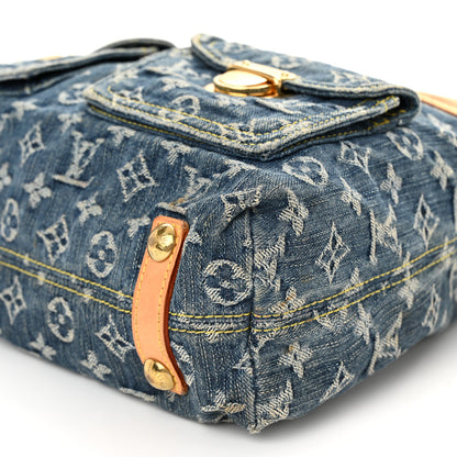Louis Vuitton Denim Baggy GM Blue 9 of 12