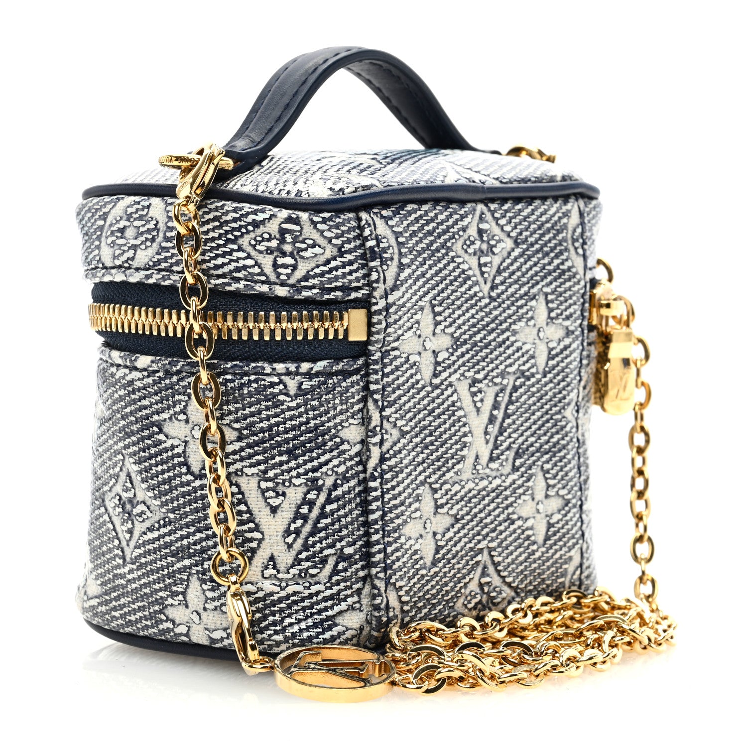 Louis Vuitton Monoglam Micro Vanity Blue 3 of 9