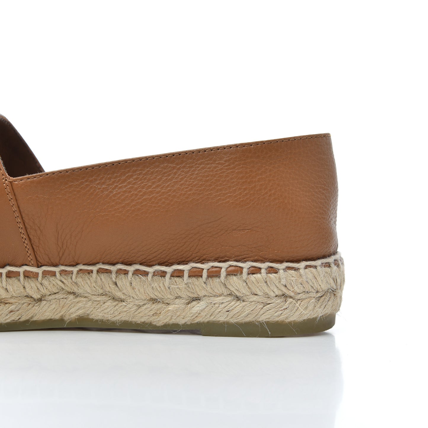Calfskin CC Espadrilles 38 Light Brown