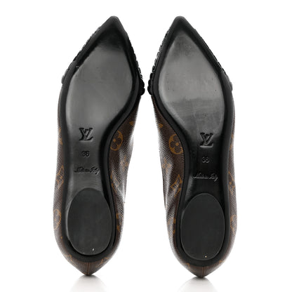 Louis Vuitton Monogram Inspired Ballerina Flats 36 5 of 8