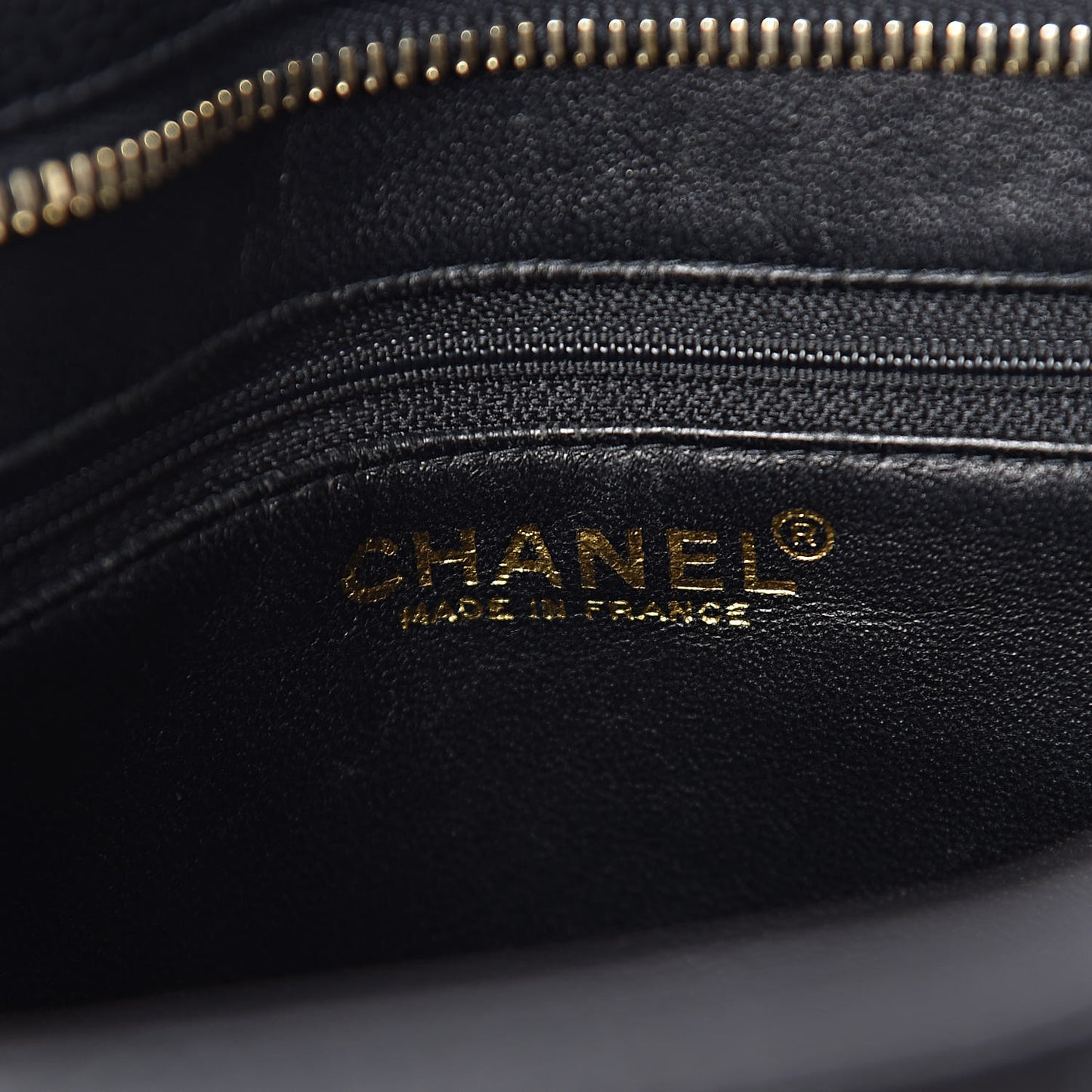 Caviar Quilted Medallion Tote Black