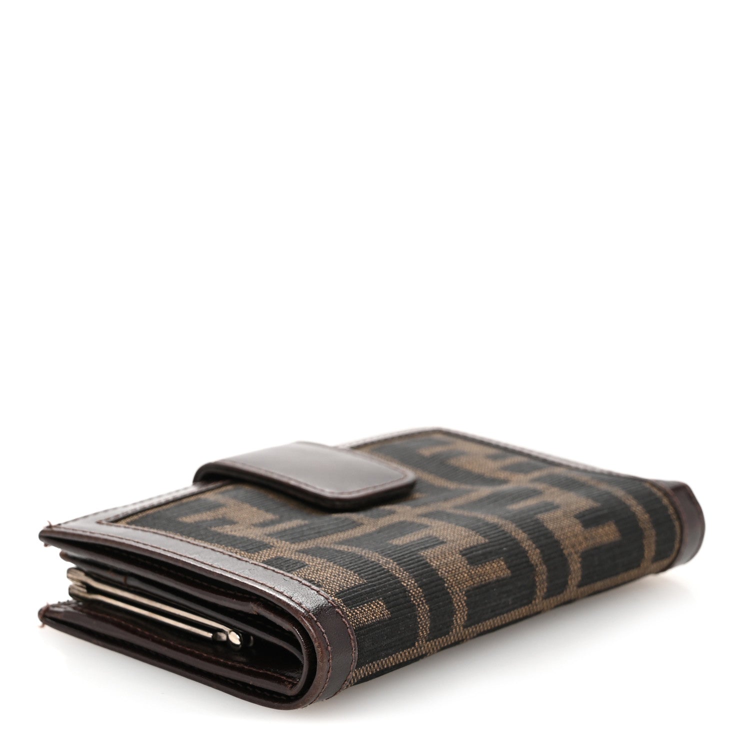 Fendi Zucca Calfskin Donna Wallet Tobacco 4 of 11