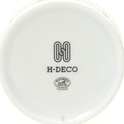 Hermes Porcelain H Deco Tea Cup And Saucer Set Of 2 6 of 7