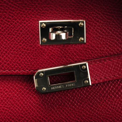 Hermes Epsom Kelly Longue Wallet Rubis 8 of 14