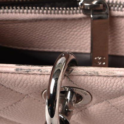 Chanel Caviar Quilted Grand Shopping Tote GST Light Pink 11 of 16