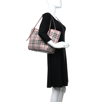 Burberry Haymarket Check Canterbury Tote Pink 2 of 12