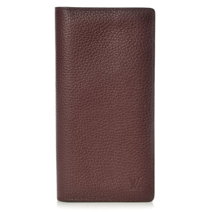 Louis Vuitton Taurillon Brazza Wallet Bordeaux 1 of 7