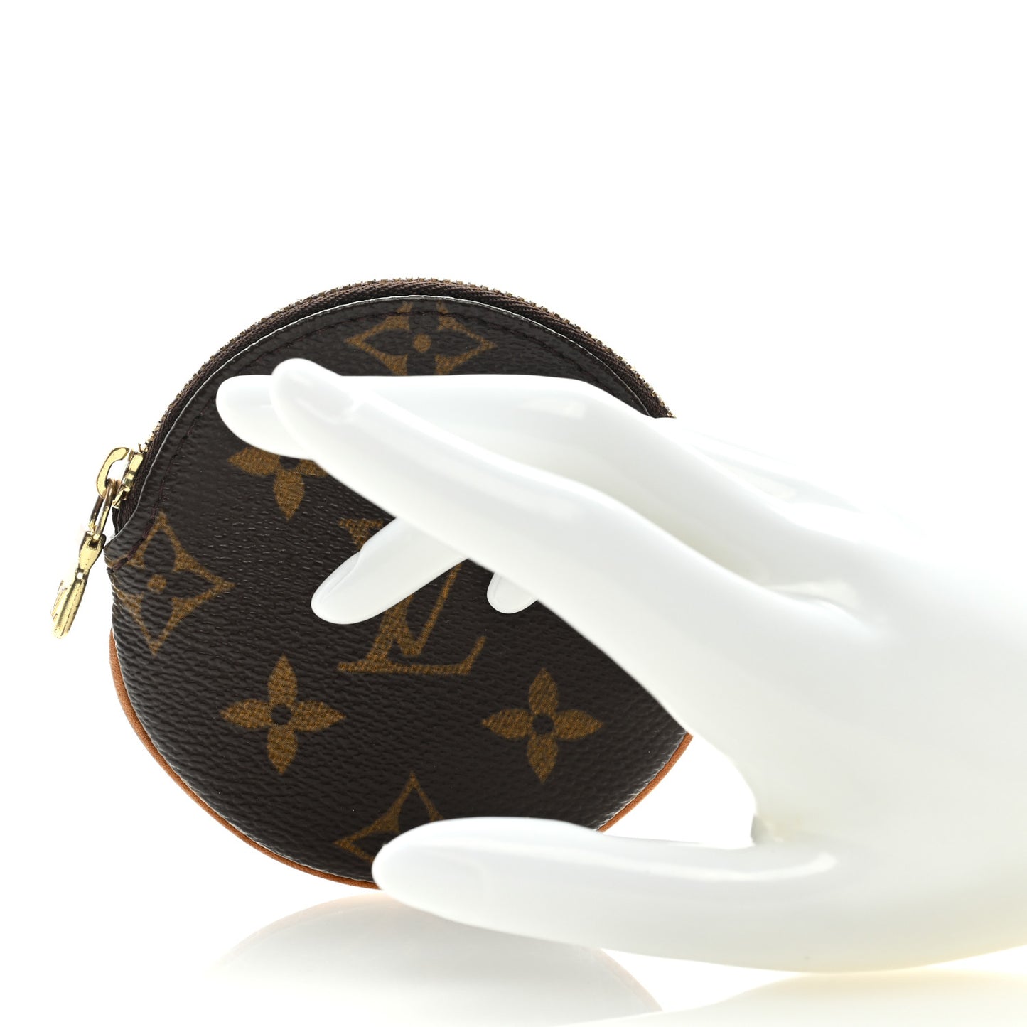 Monogram Round Coin Purse