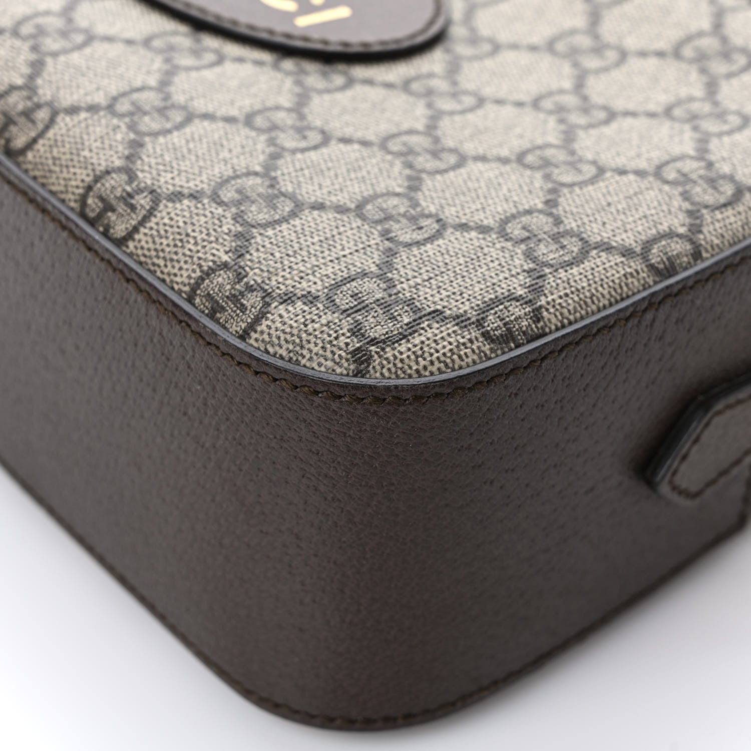 Gucci GG Supreme Monogram Web Neo Vintage Shoulder Bag Beige New Acero Crop 12 of 15