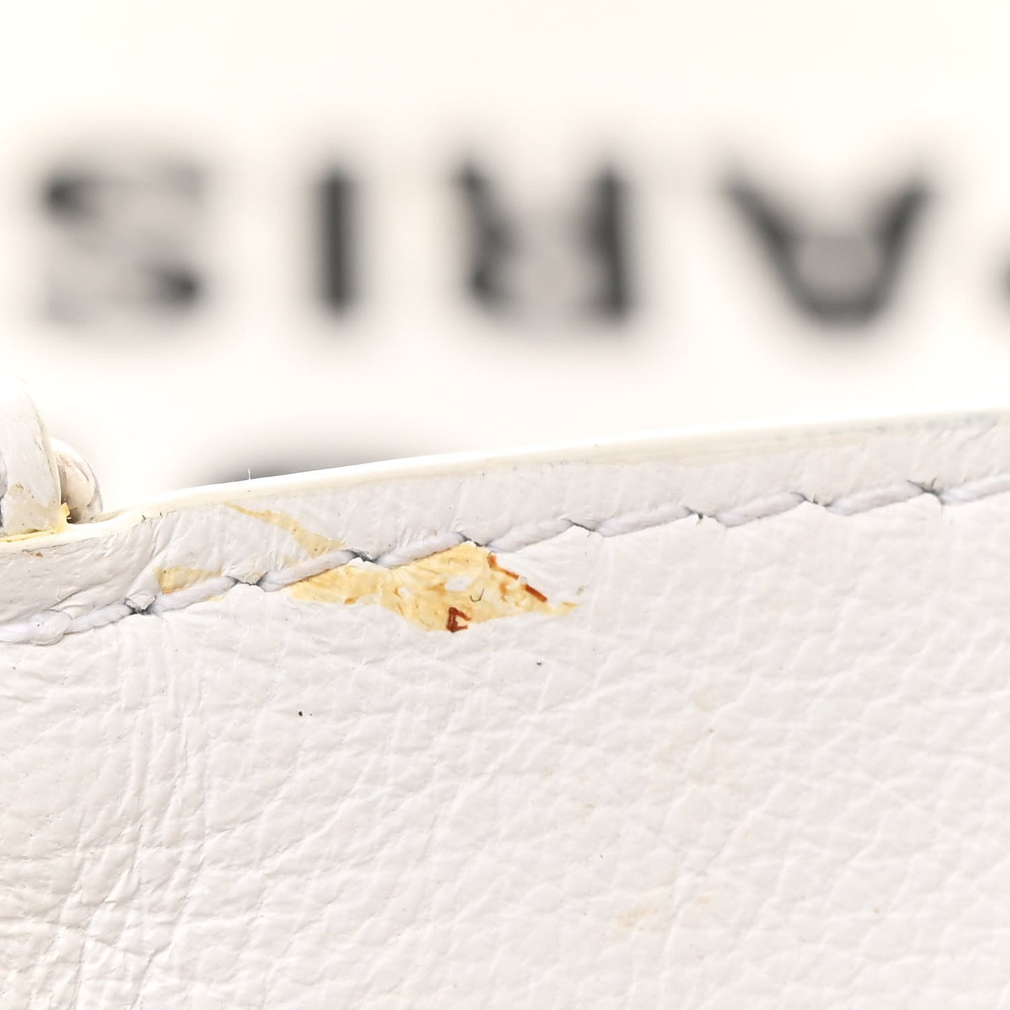 Mesh Large Duty Free Tote White