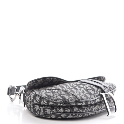 Christian Dior Monogram Saddle Bag Black 4 of 10
